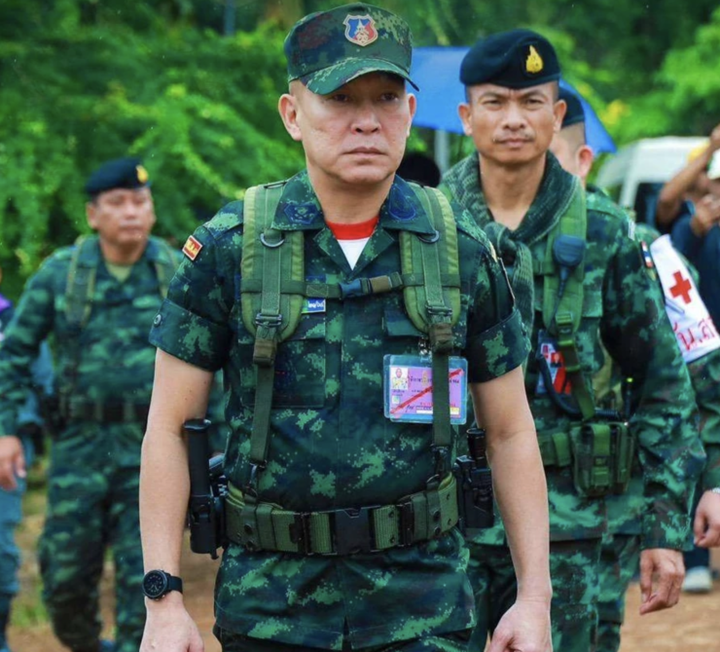 First Army mine clearance and bunker construction in Sa Kaeo
