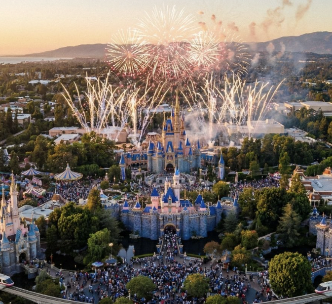 Concept art of a proposed Disneyland-style theme park in Thailand